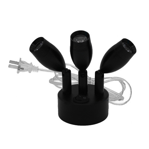 9W LED Wall Ceiling Adjustable Light Picture Lamp Fixture Button Plug-in Cabinet