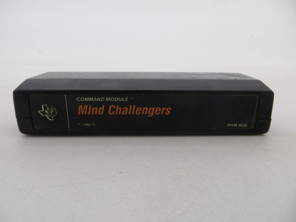 MIND CHALLENGERS Texas Instruments Home Computer Command Module 1980 PHM 3025 TI
