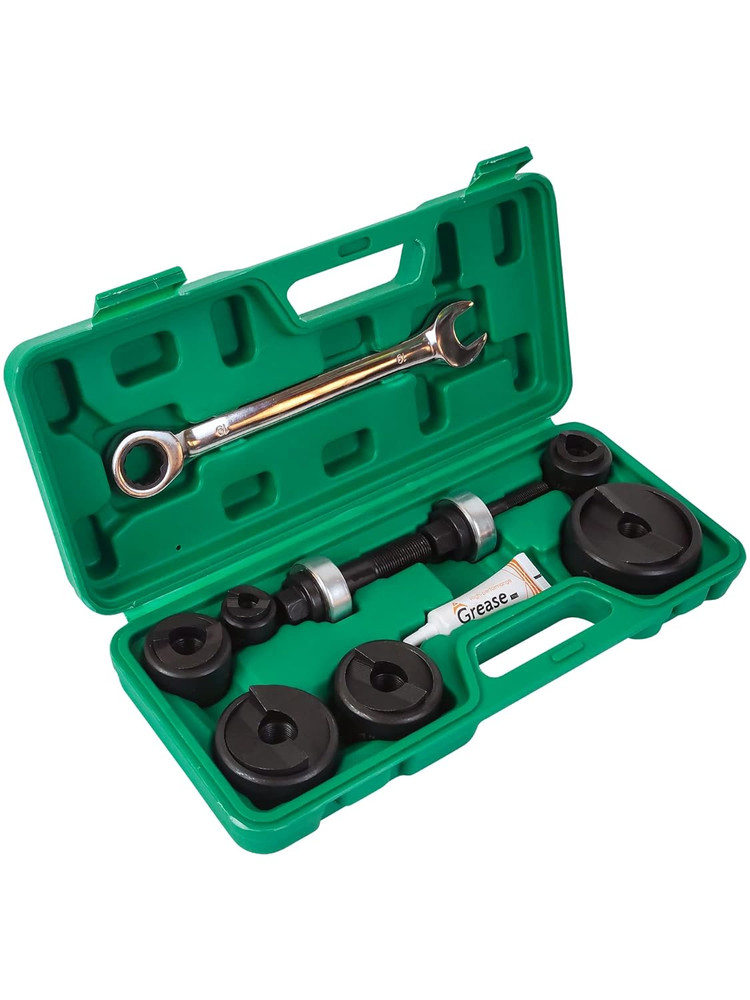 Manual Knockout Hole Punch Driver Kit 1/2-2" Electrical Conduit Hole Cutter Set