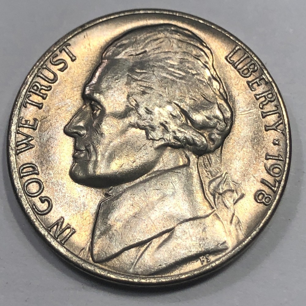 1978 - Jefferson 5 cent - Uncirculated