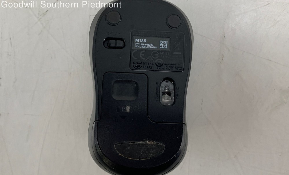 Logitech K345 Wireless Keyboard M185 Mouse Bundle with Dongle - Tested (#VGNZ2J)