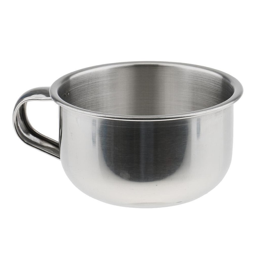 Rust Stainless Steel Men Shaving Mug Bowl with Handle for