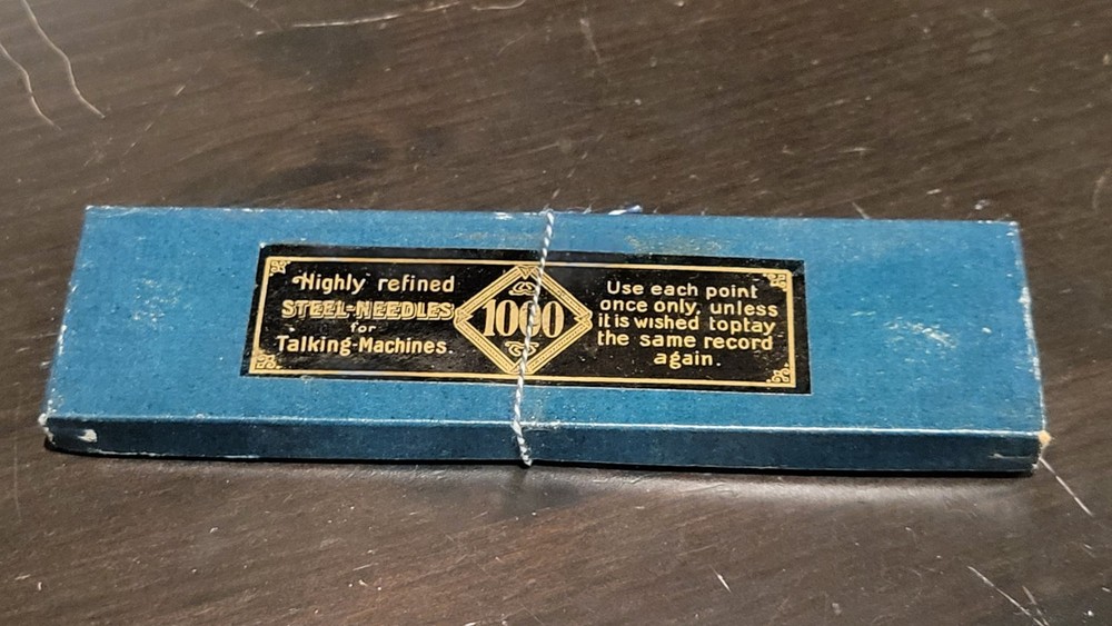 Box Set 5 Full Sealed German Gramophone phonograph Needle Tins Rex