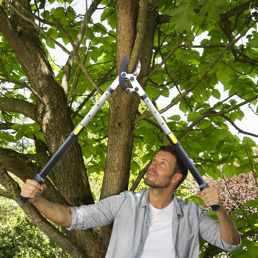 Tree Lopper Branch Cutter Heavy Duty, 3Pack Extendable Loppers for Tree Trimm...