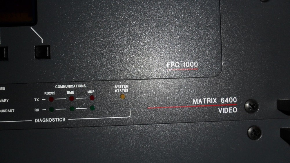 extron video and audio matrix 6400