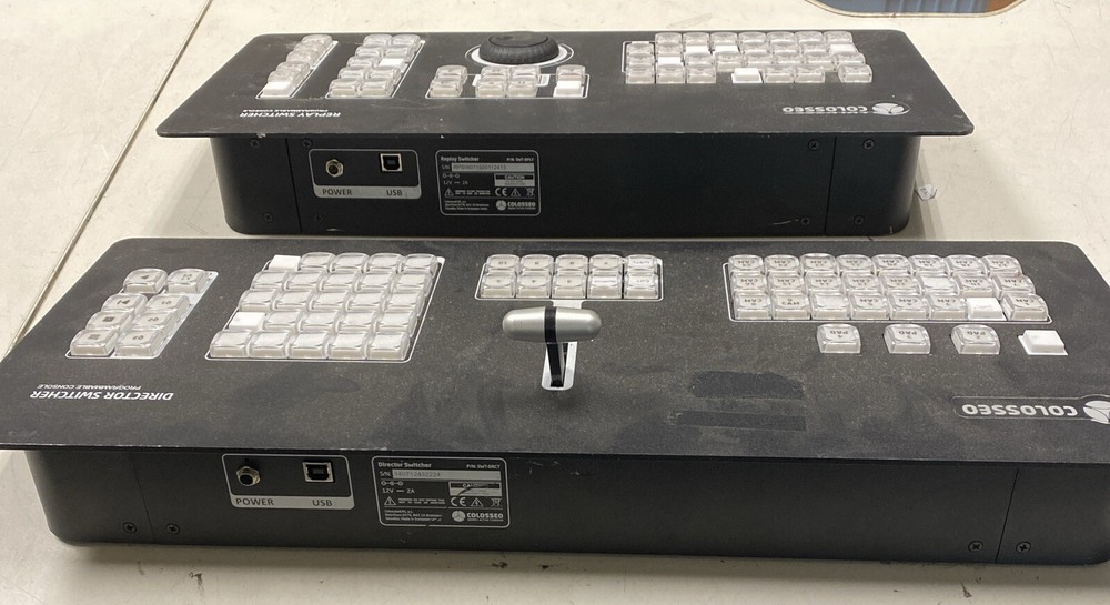 Colosseo Director Switcher Programmable Console w/replay switcher