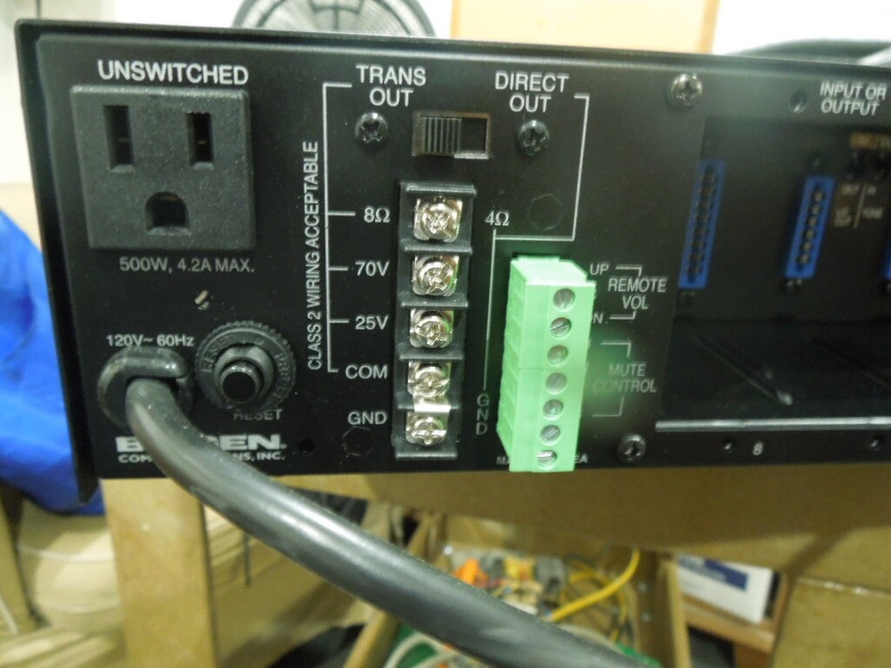 Bogen Communications: V250 Power Vector Amplifier. Unused Old Stock. No Box