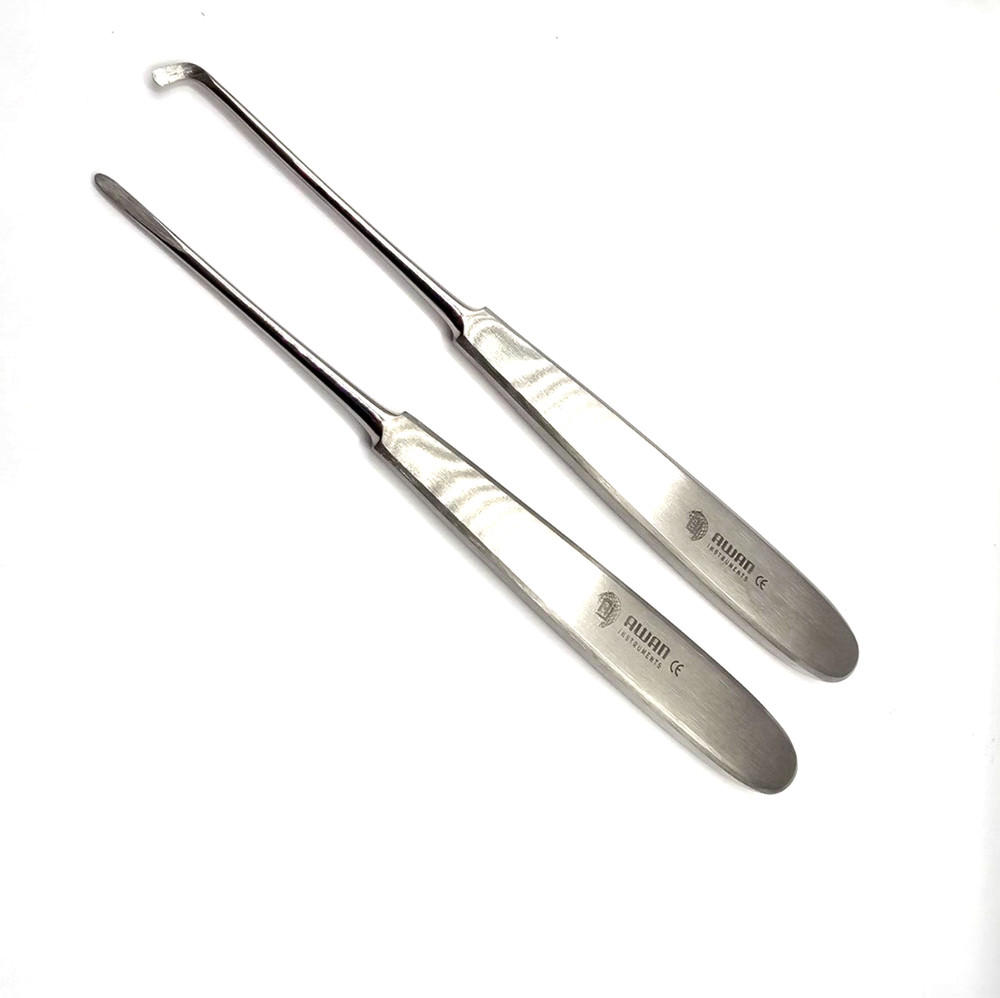 Dental Surgical Root Elevators Warwick James (Straight, Right) Tooth Extraction