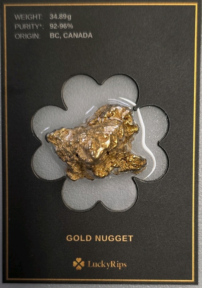 Gold Nugget 34.89 grams