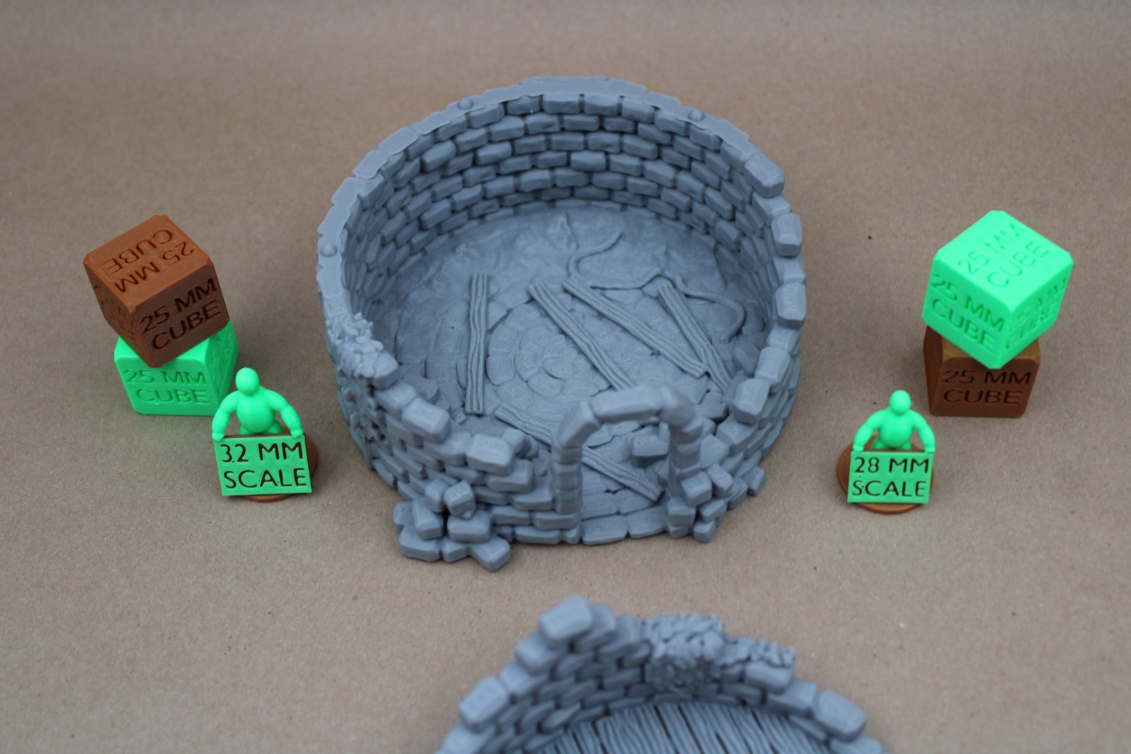 Tabletop Terrain 17 Plus Piece Ruin Scatter Table Set 28mm skirmish rpg wargame