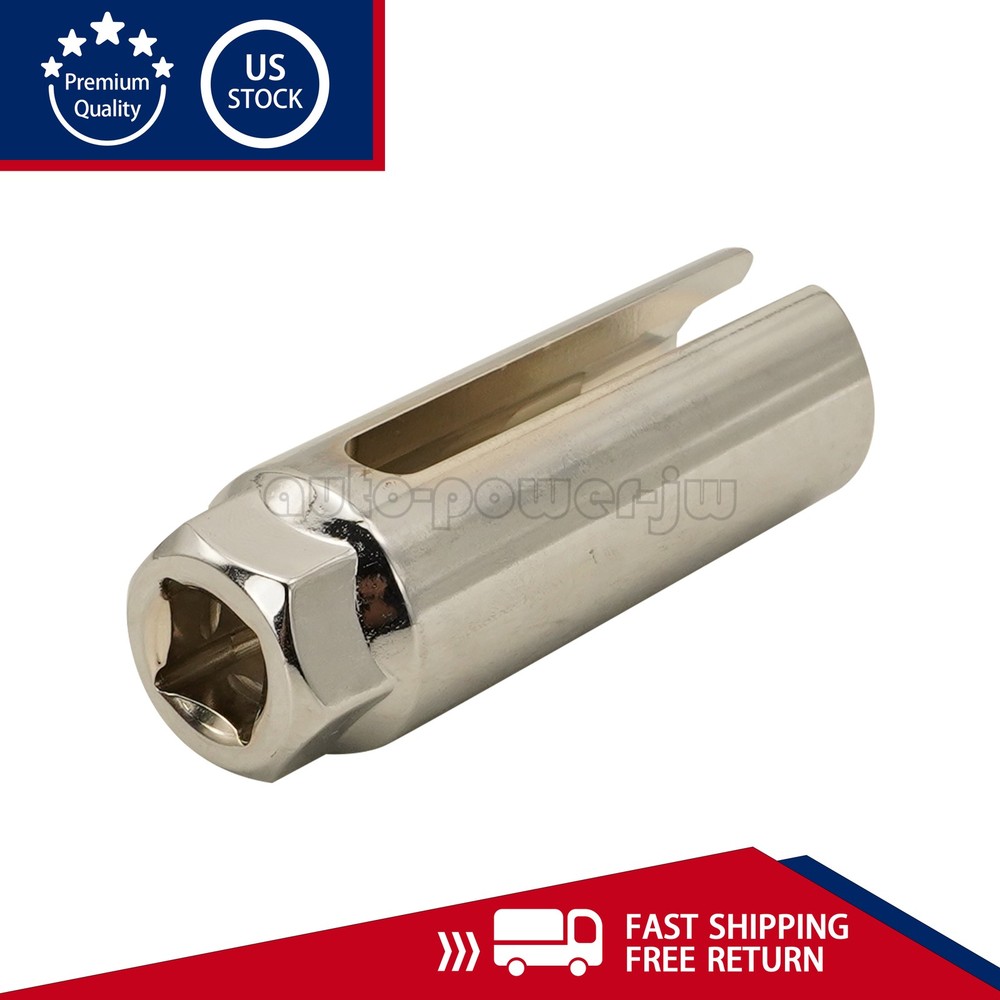 7/8'' 22mm O2 Oxygen Sensor Socket Removal Tool Side Wire Cutout 1/2" Drive US