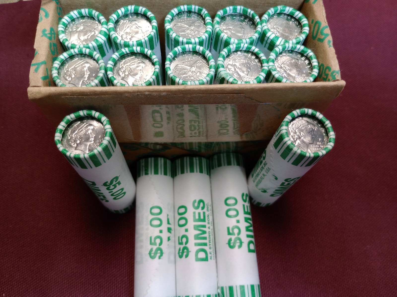 2026 P SemiQ Dual Date Dime Roll (1)Original Bank Wrapped Roll