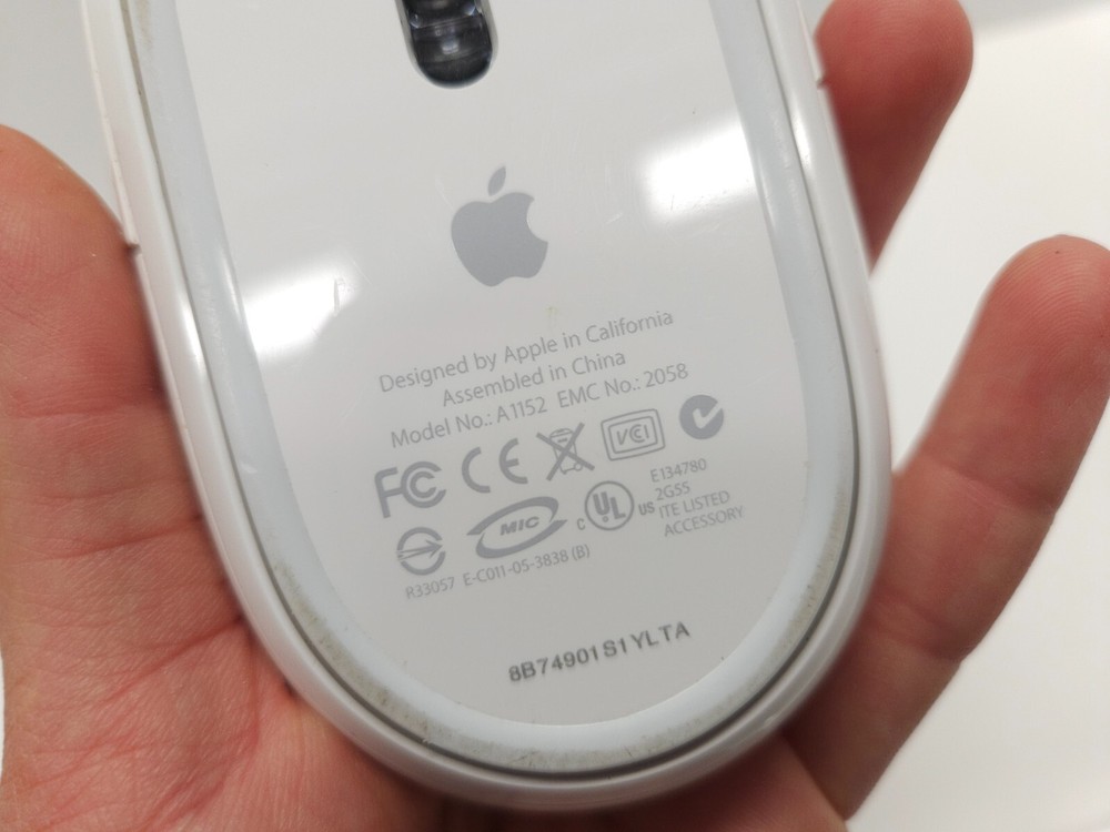 Apple Wired Keyboard A1243 Mighty Mouse A1152 Tested Working A1265