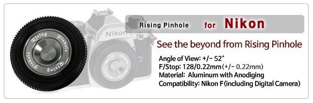 Rising Pinhole Standard Lens for Nikon