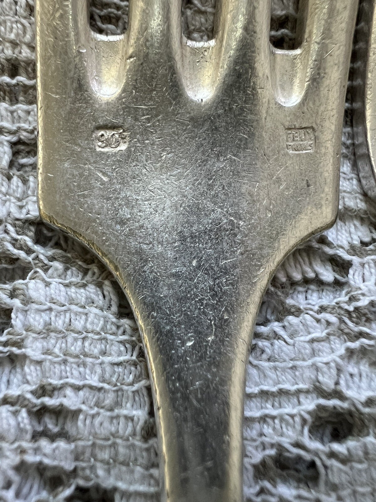 Antique Felix Freres 90/100/60 Silverplate Flatware Set of 22 Pc Toulouse France