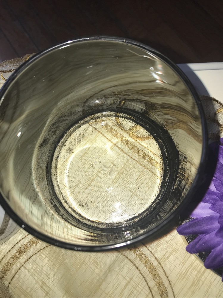 4 assorted empty candle jars 3-5.5” Wide