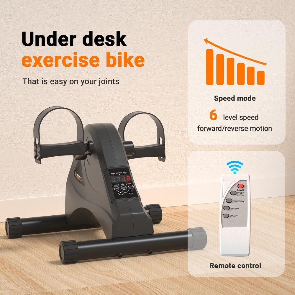 Under Desk Pedal Exerciser Mini Motorized Physical Therapy