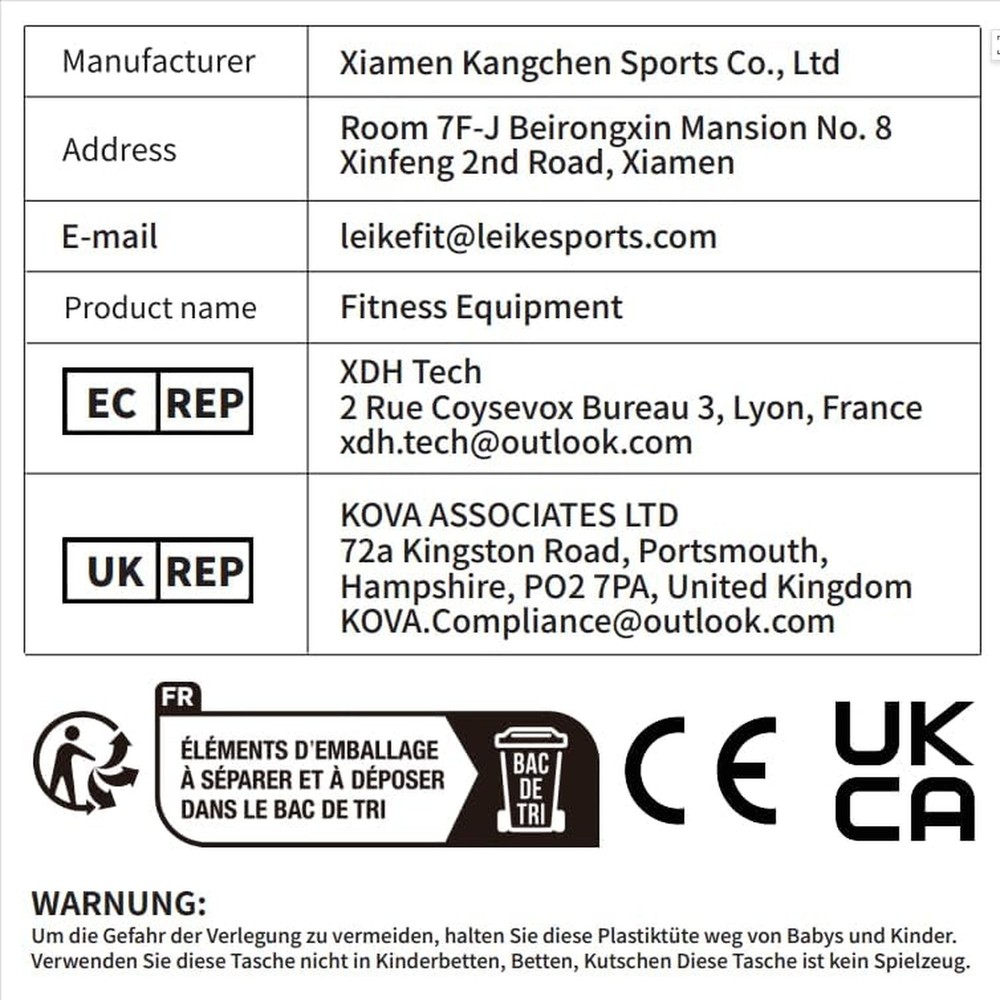 leikefitness Sissy Squat Machine, Deluxe Multi-Function Deep Sissy Squat Benc...