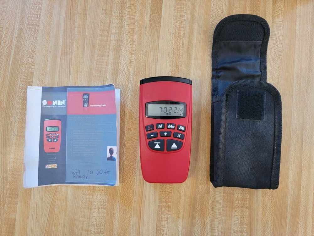 SONIN Ultrasonic + Laser Targeting Rangefinder Measuring Tool Model #10075