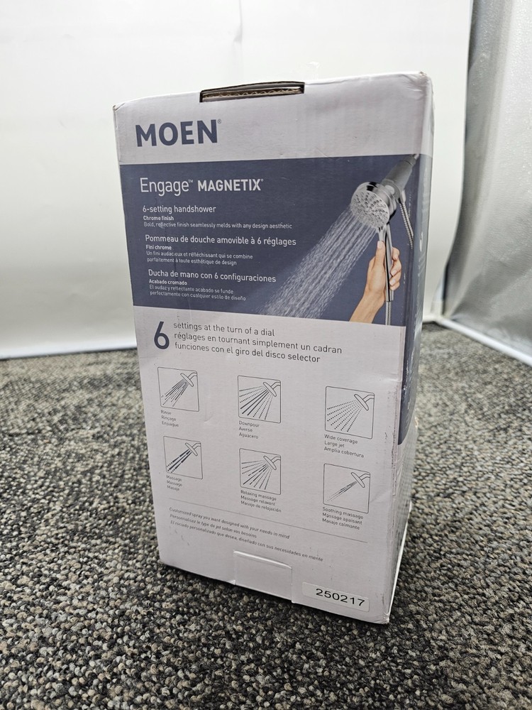 Moen 26100EP Engage Magnetix Six-Function Handheld Shower Head