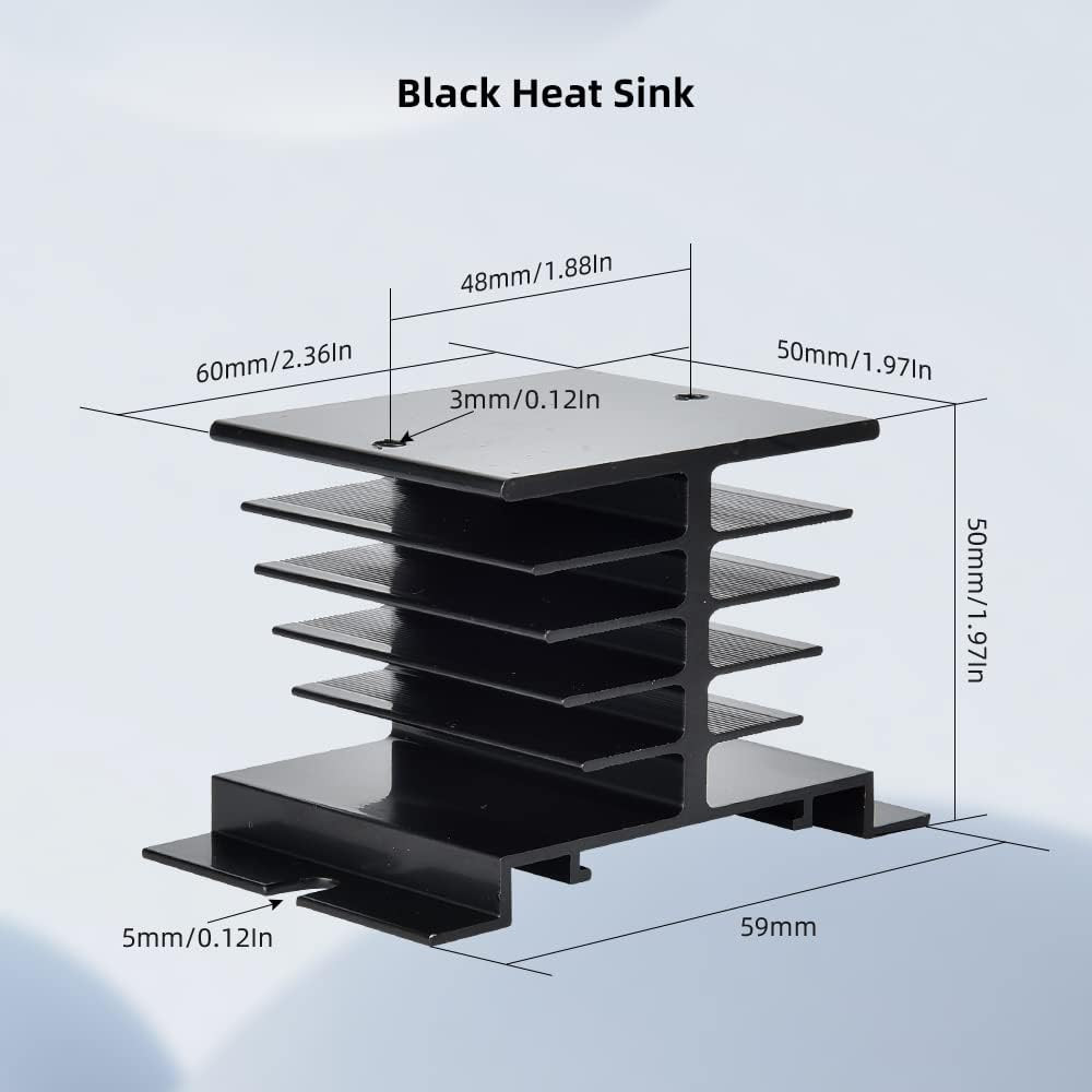 PID Temperature Controller Kit, 100-240 VAC Voltage with 40DA Solid Sta