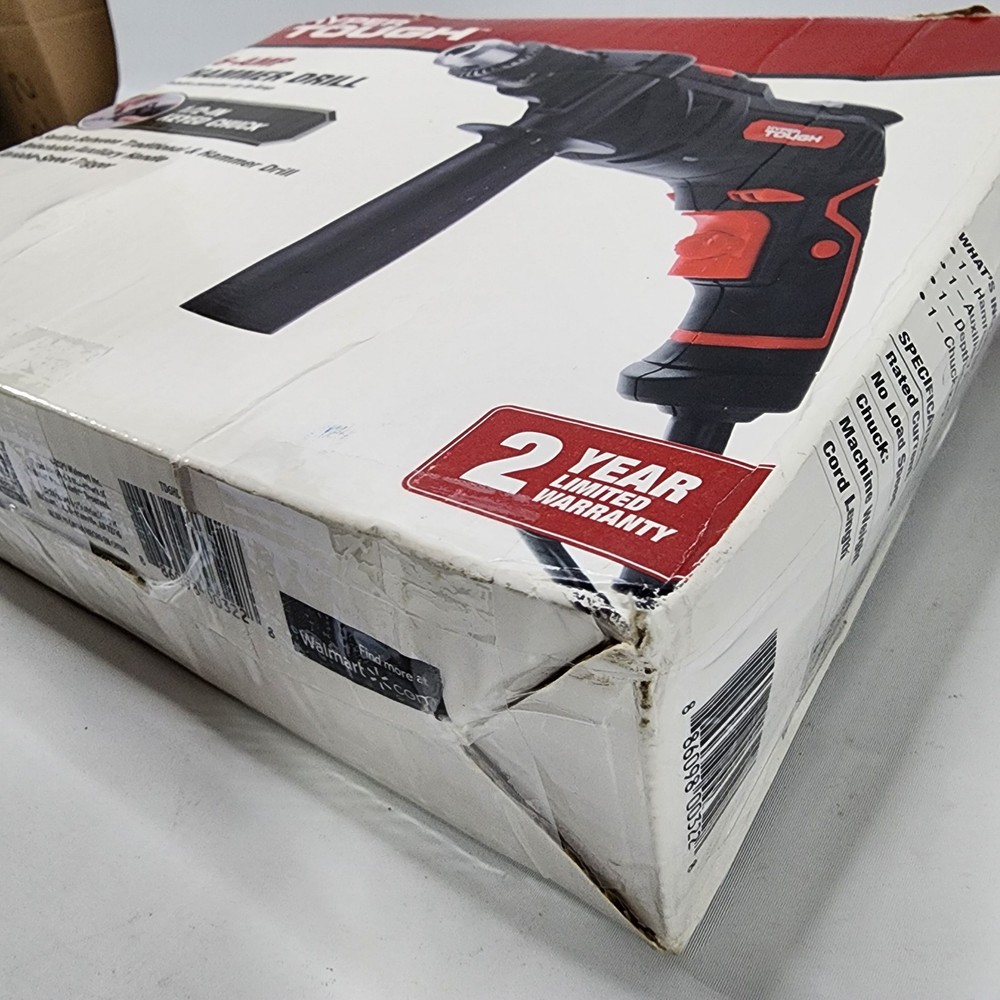 Hyper Tough 6-Amp Hammer Drill Variable Speeds