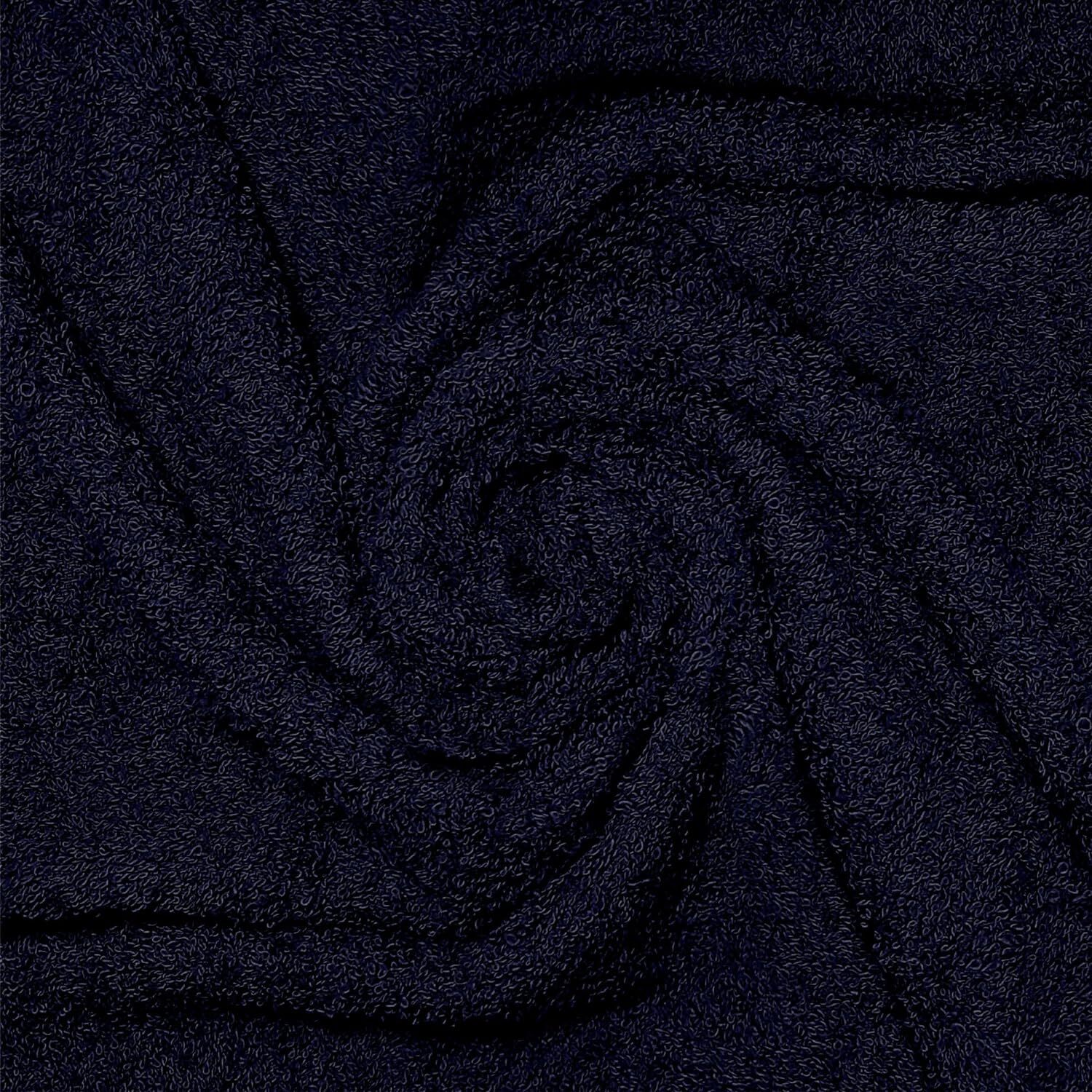 NAVY BLUE SALON TOWEL 16 x 27 INCHES LARGE GYM SPA HAND TOWELS 100% COTTON