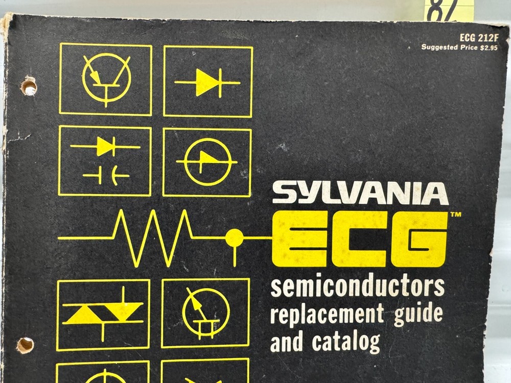 Sylvania ECG Semiconductors Master Replacement Guide And Catalog 1975