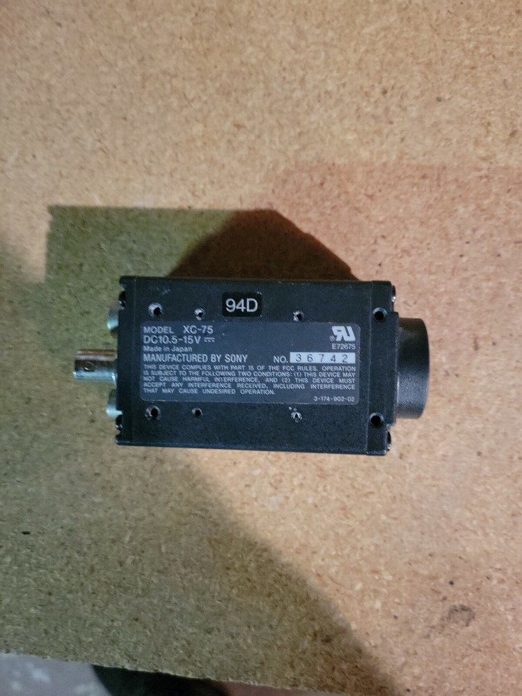 Sony XC-75 CCD camera module machine vision camera
