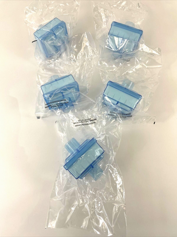 5 X Universal Inline Bacterial Viral Replacement Filter for CPAP & BIPAP New