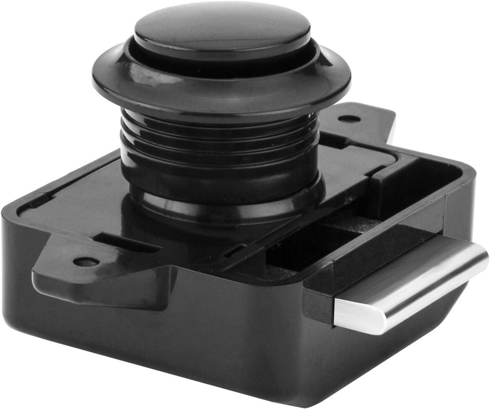 5 PCS Push Button Latch Cabinet Door Catch Keyless Cupboard Locks for RV Motorho
