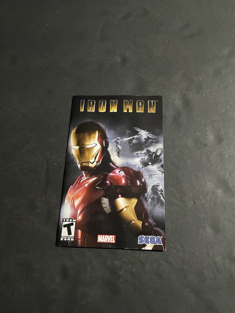 Iron man ps2 Manual Only