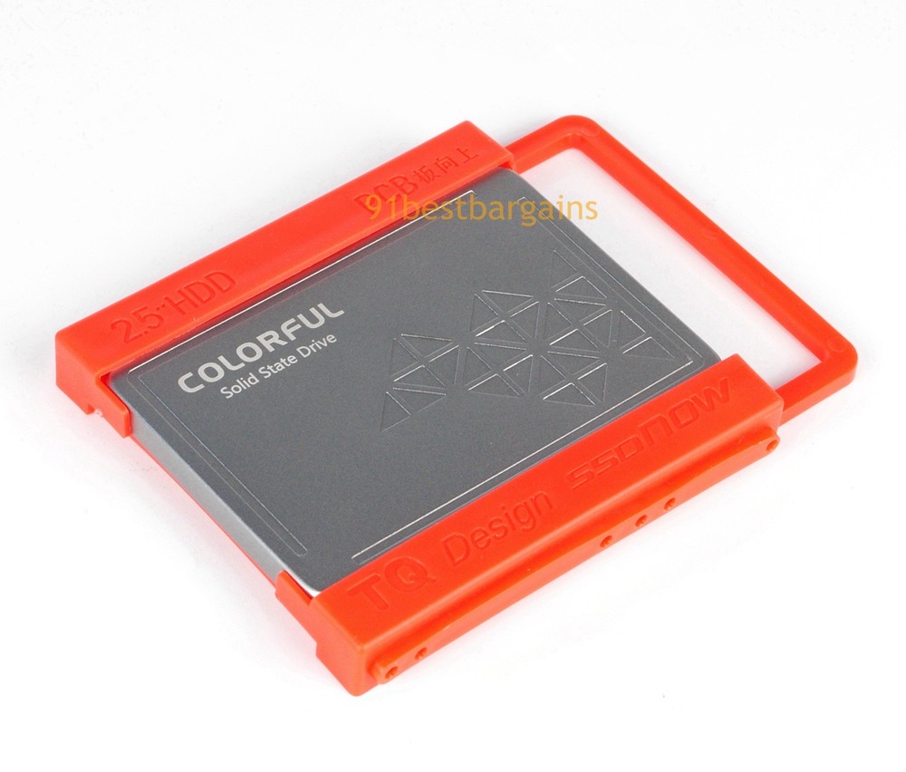 4PCS 2.5 to 3.5 Adapter Bracket SSD HDD Notebook Mounting Hard Drive Disk Holder