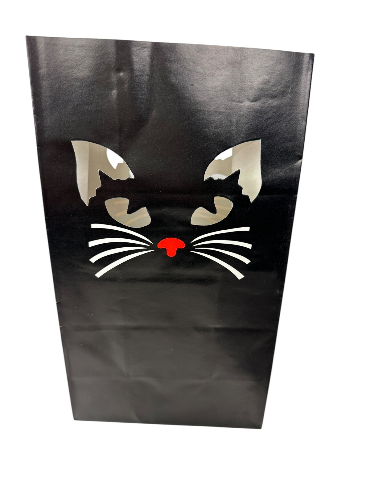 Black Cat Halloween Bags 10.5" x 6 1/4" Group of 6 - Paper