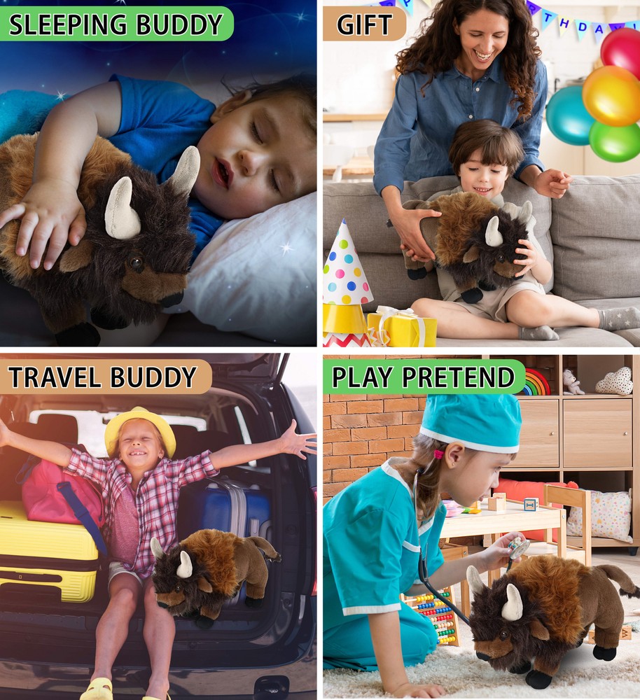 SUPER-SOFT PLUSH - BUFFALO 13"