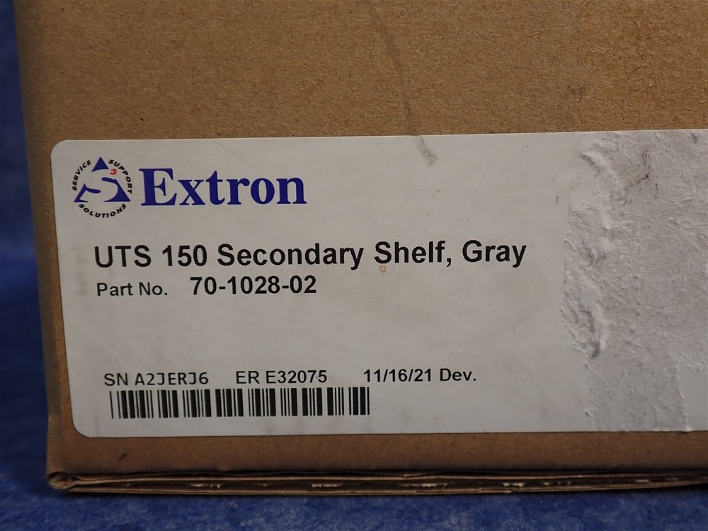 NEW Extron 70-1028-02 UTS 150 Secondary Under Table Shelf System, Gray (B13)