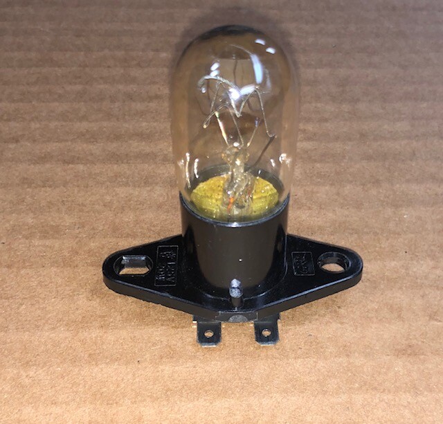 Genuine Kenmore Microwave Light bulb & Socket