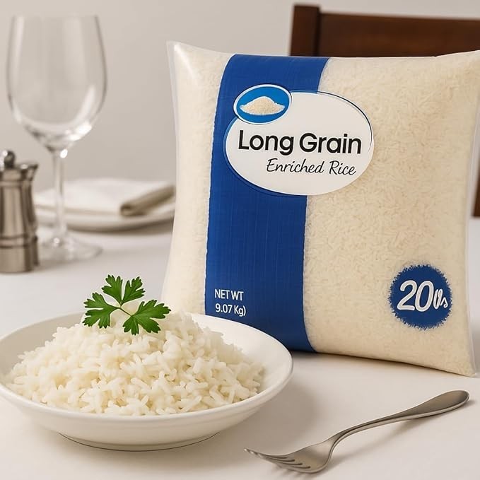 Great Value Long Grain Enriched Rice, 20 lb