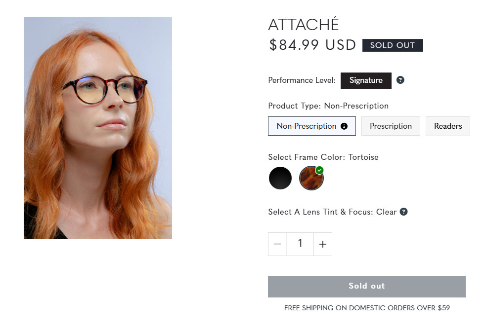 GUNNAR Attache' Blue Light Glasses Tortoise Shell Frame / Clear Lens