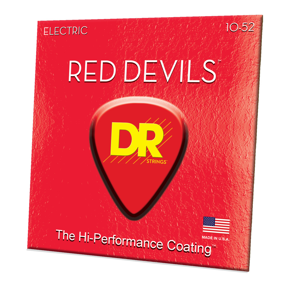 DR RDE-10/52 Red Devils Coated Electric Guitar Strings 10-52