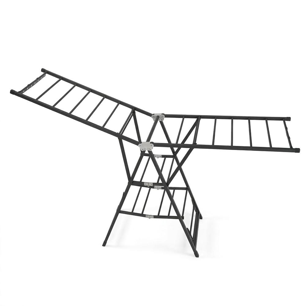70.87in Clothes Drying Rack Foldable Laundry Drying Rack with Height-Adjustable