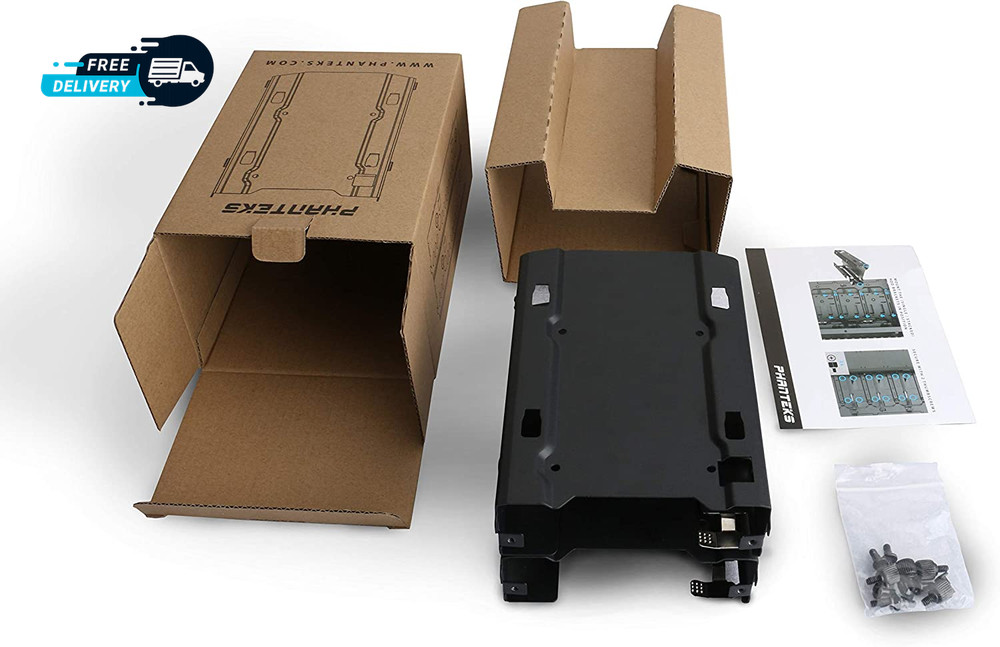 - Stackable 3.5" HDD Bracket Duo Pack Cases Ph-Hddkt_03Black