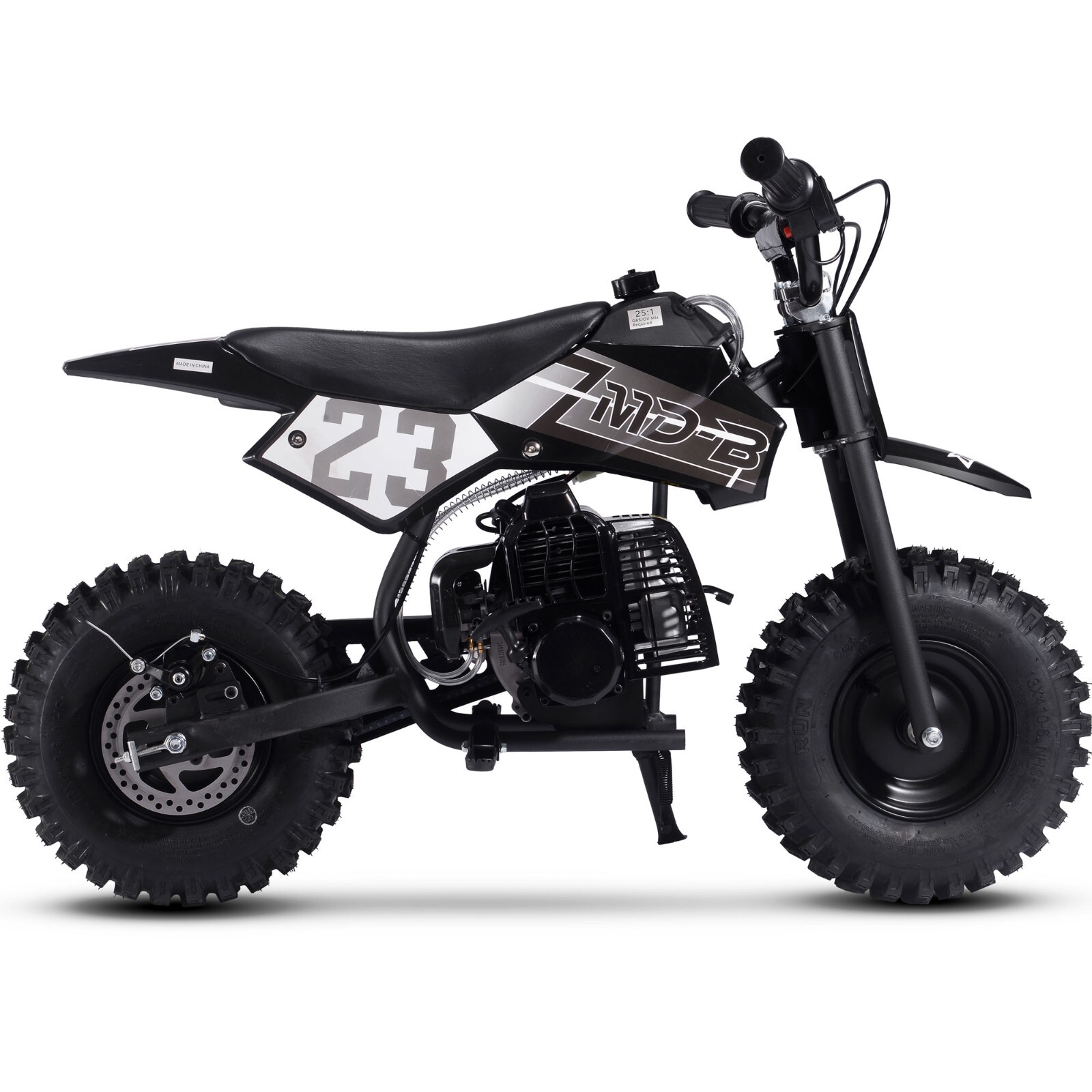 MotoTec DB02 50cc Kids Dirt Bike 2-Stroke Mini Off Road Motorcycle Black Red Blu
