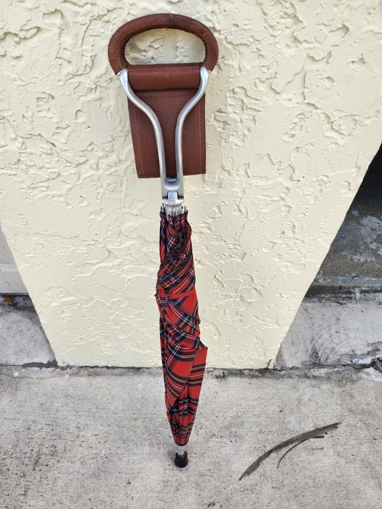 Golf Umbrella w/ Leather Seat