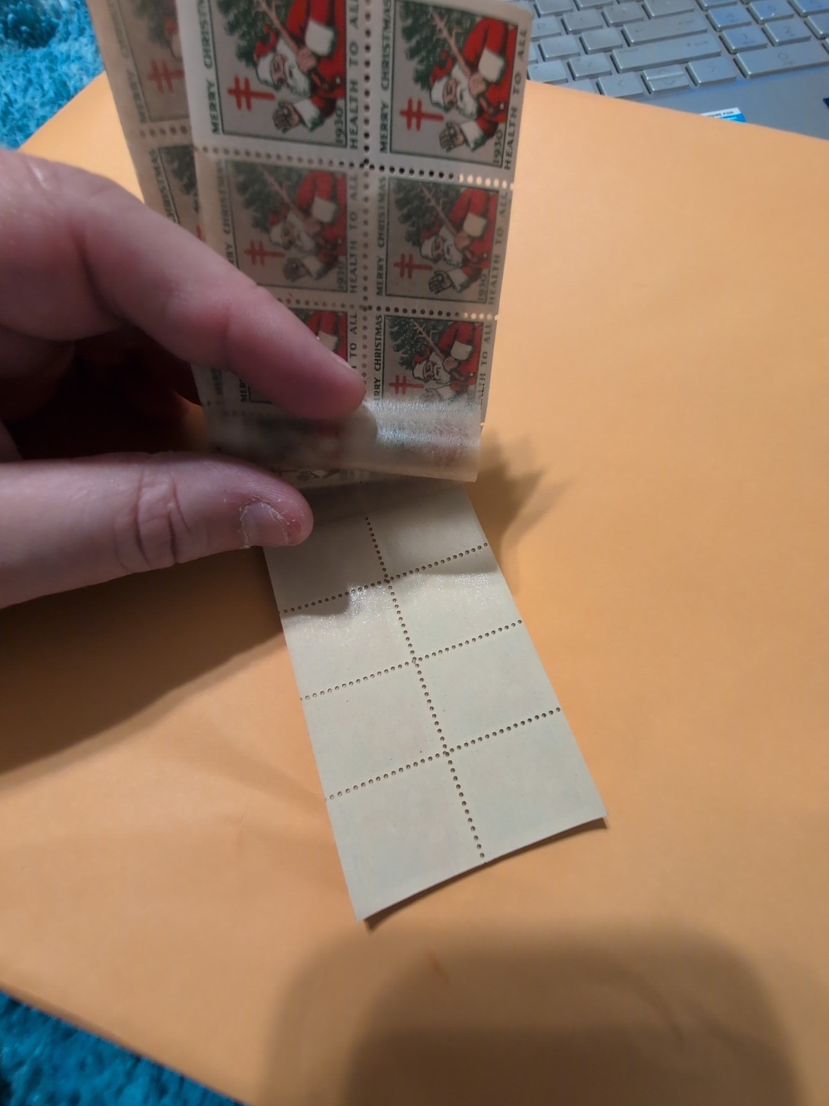 1930 US Christmas TB Seals Entire Booklet Of 200 Stamps Never Touched