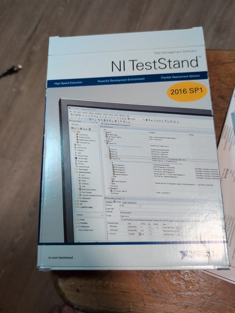 NATIONAL INSTRUMENTS 500759AJ-00 NI TestStand 2016 SP1 Dev System CD Kit