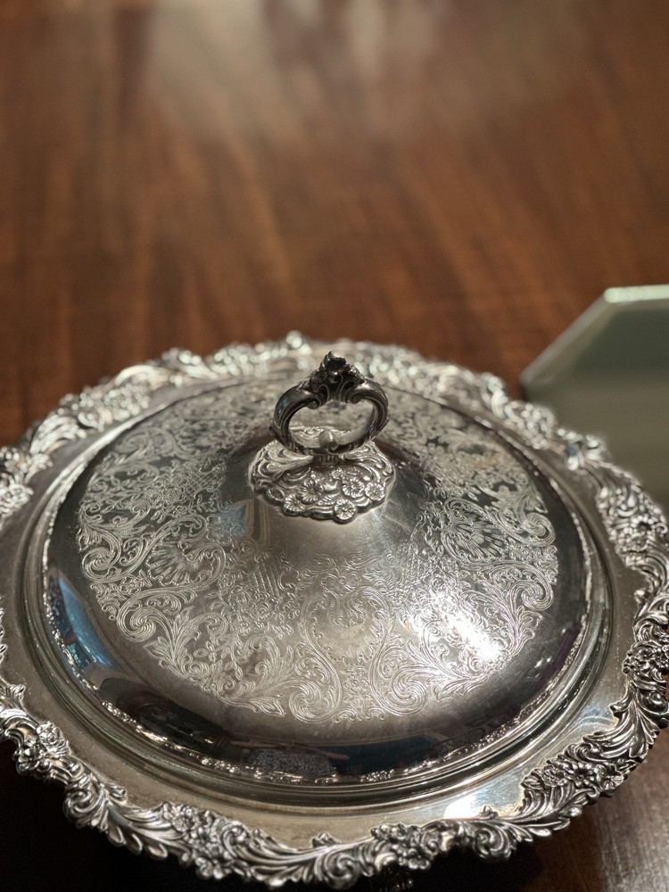 Reed & Barton Silver plated 3-piece Serving Bowl