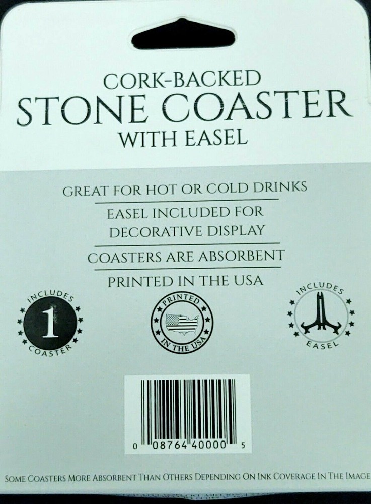 STONE COASTER & EASEL BE YOU TIFUL NEW!