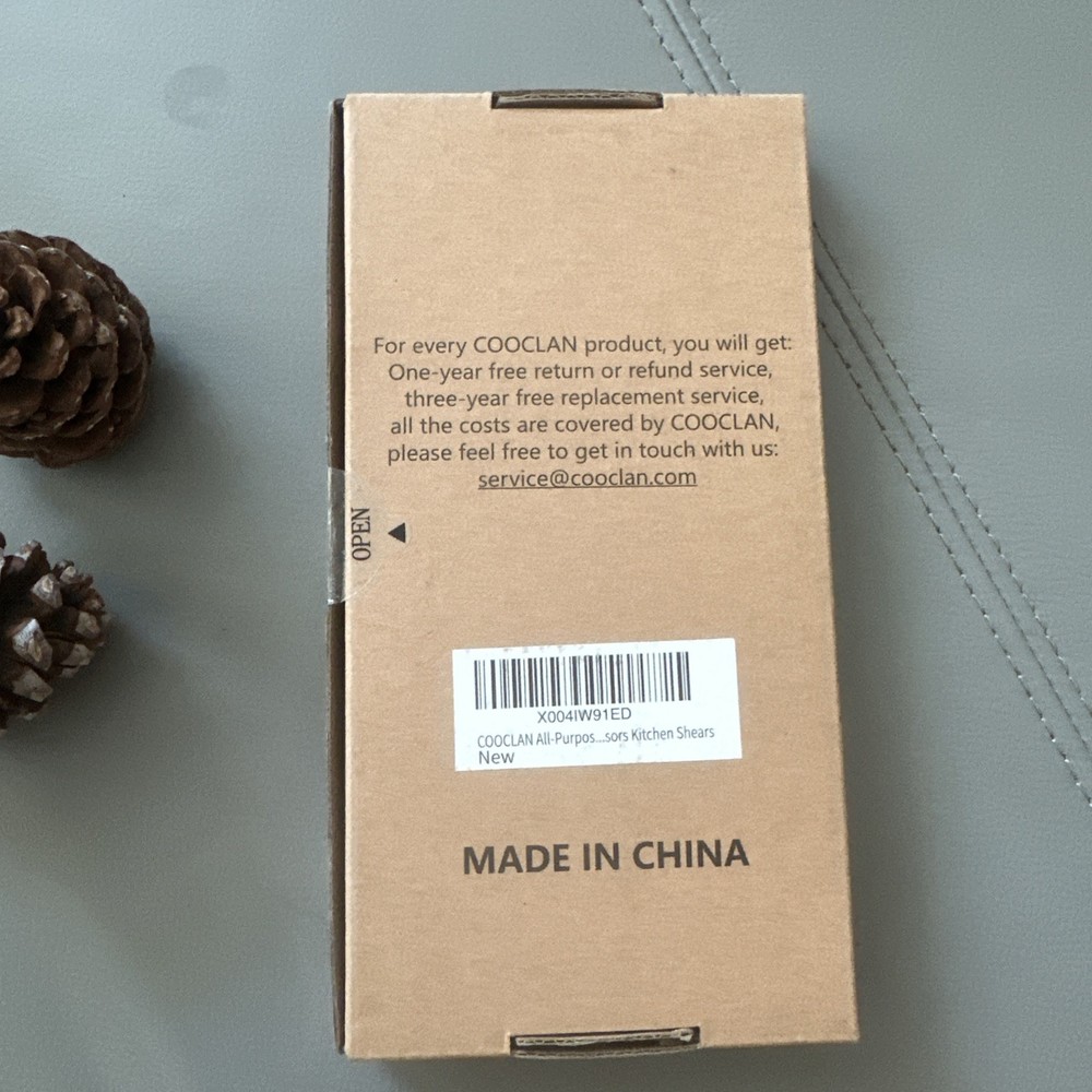 Cooclan Kitchen Scissors Stainless Blade Dishwasher Safe