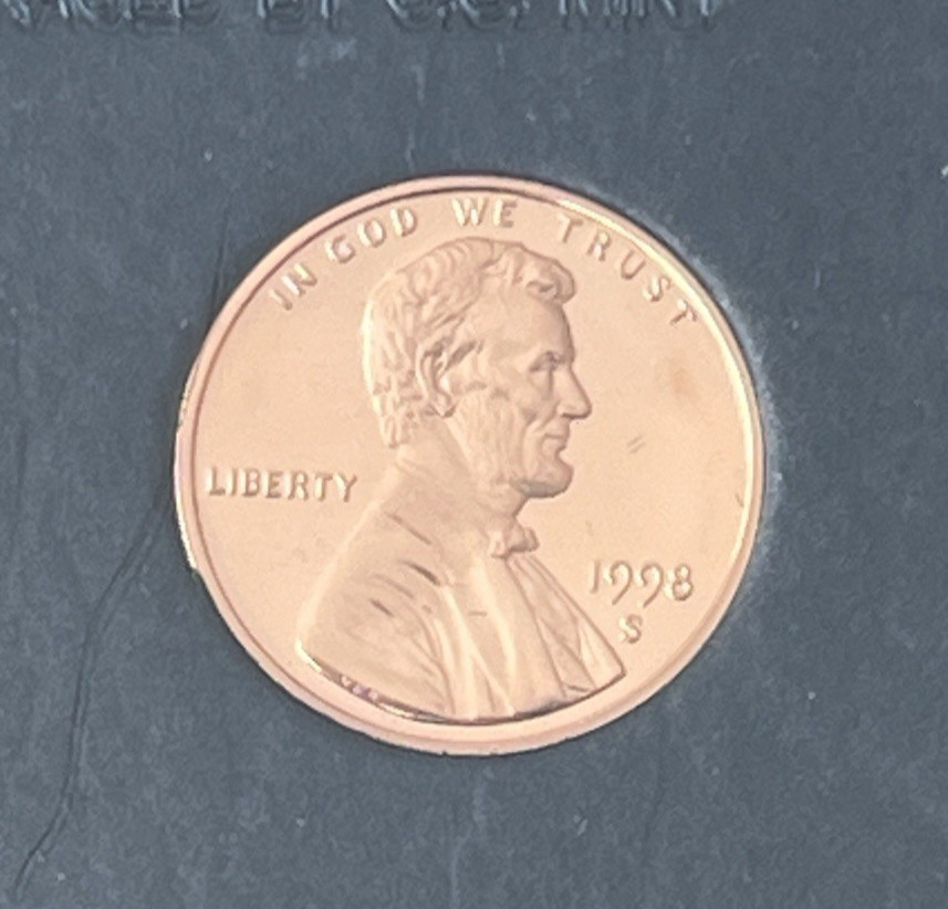 1998-S U.S. Mint Silver Proof Set [5 Coins]